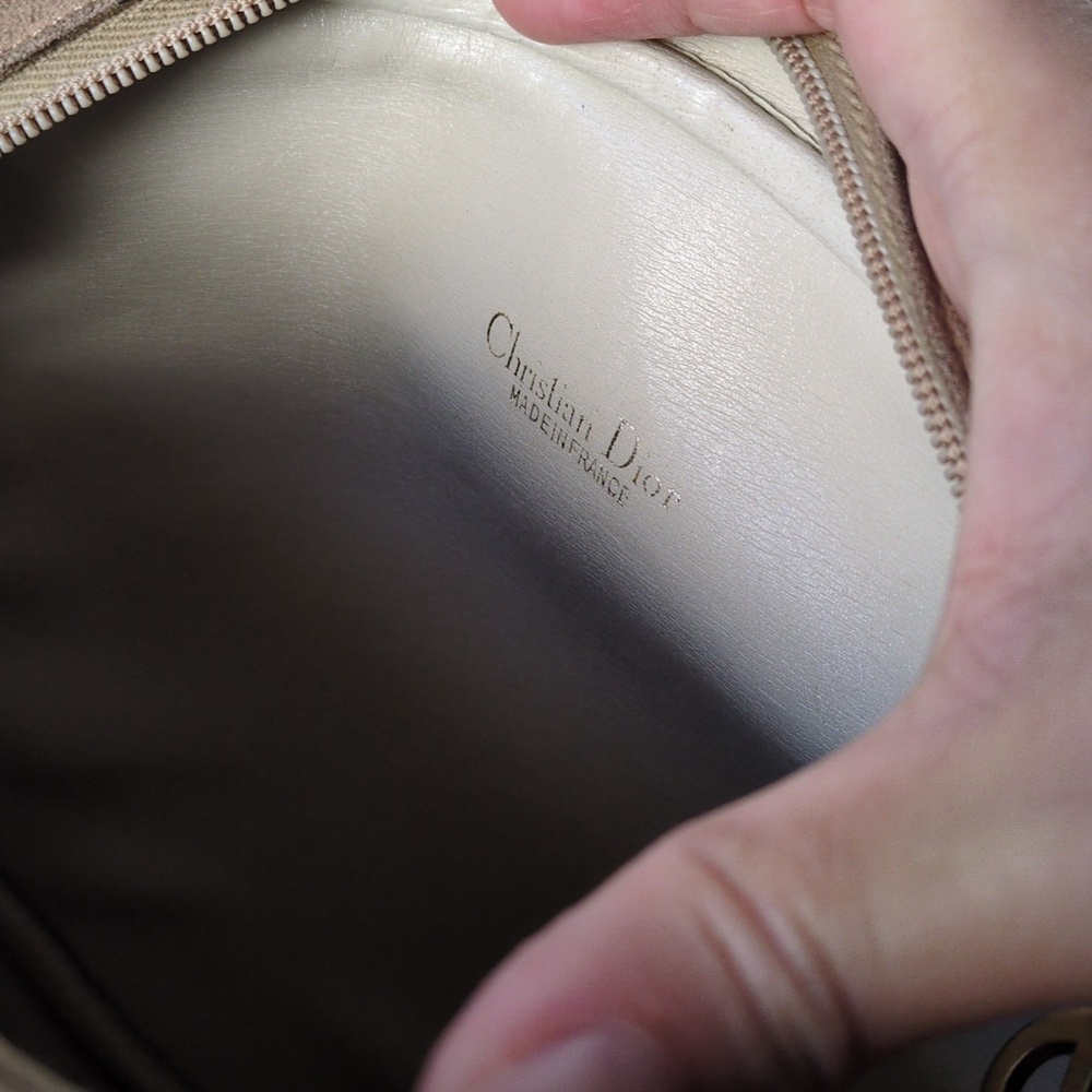 Dior Tan and Gold Accent Bag - Picture 12 of 17